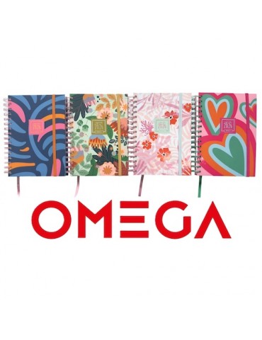 AGENDA OMEGA DIA  A DIA  AGE 40 C/ESPIRAL